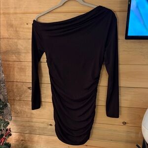 Amazon Black One-Shoulder Dress